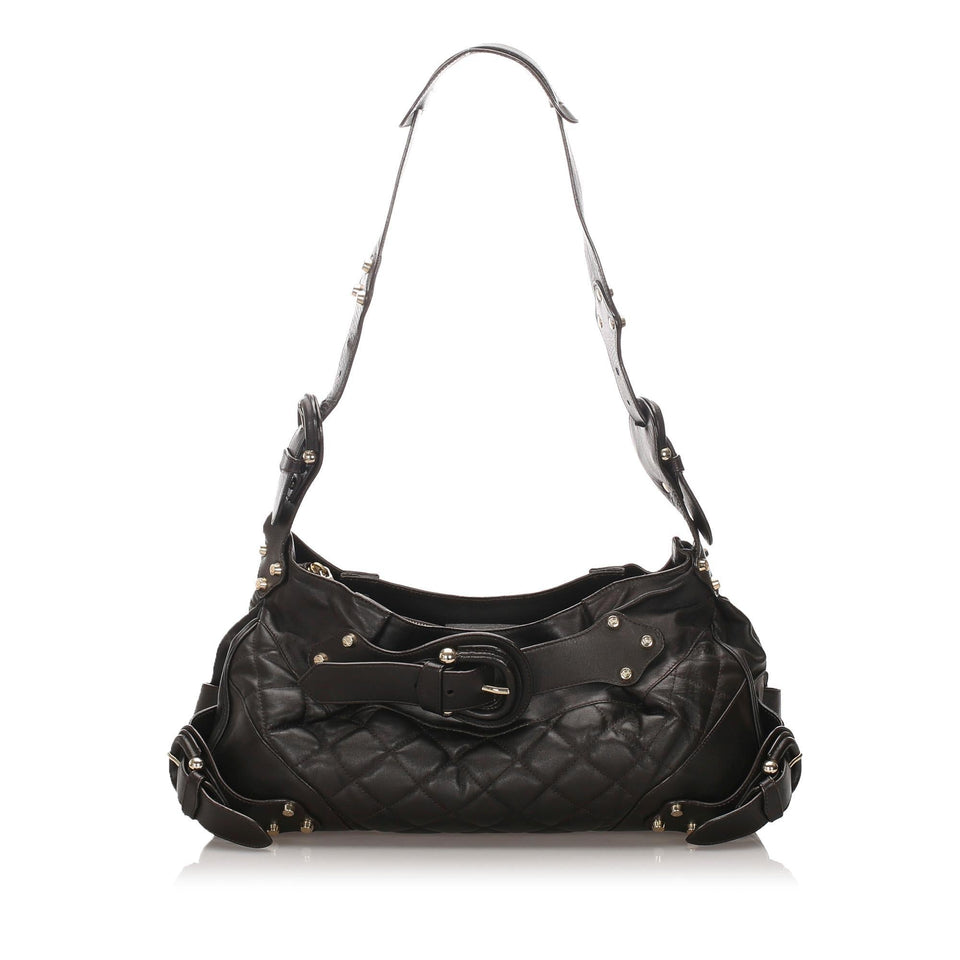 Burberry Quilted Leather Shoulder Bag (SHG-10706)