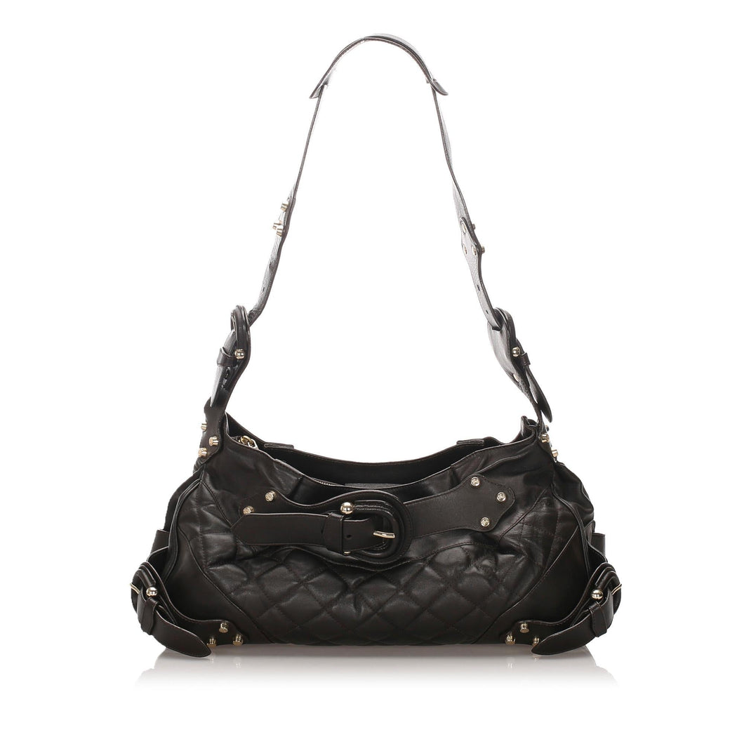 Burberry Quilted Leather Shoulder Bag (SHG-10706)