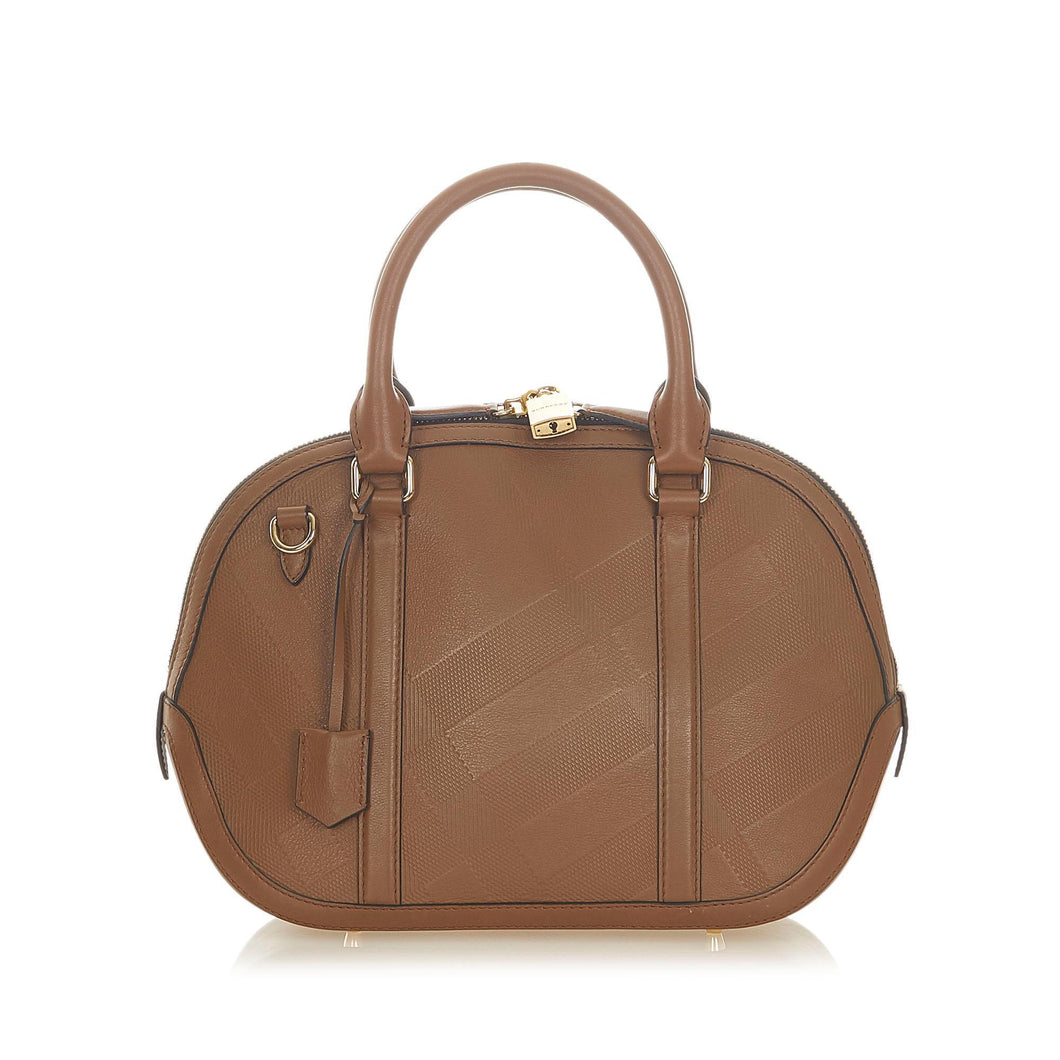 Burberry Small Orchard Leather Handbag (SHG-20400)