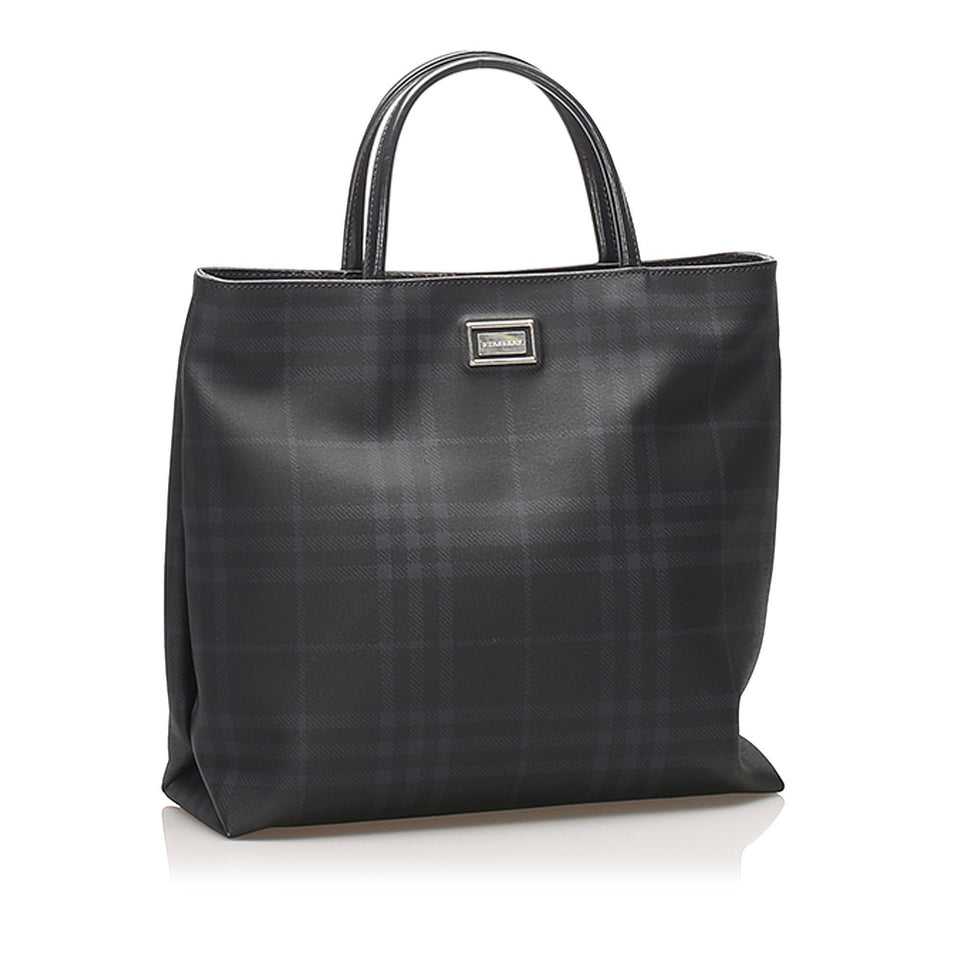 Burberry Smoke Check PVC Handbag (SHG-11116)