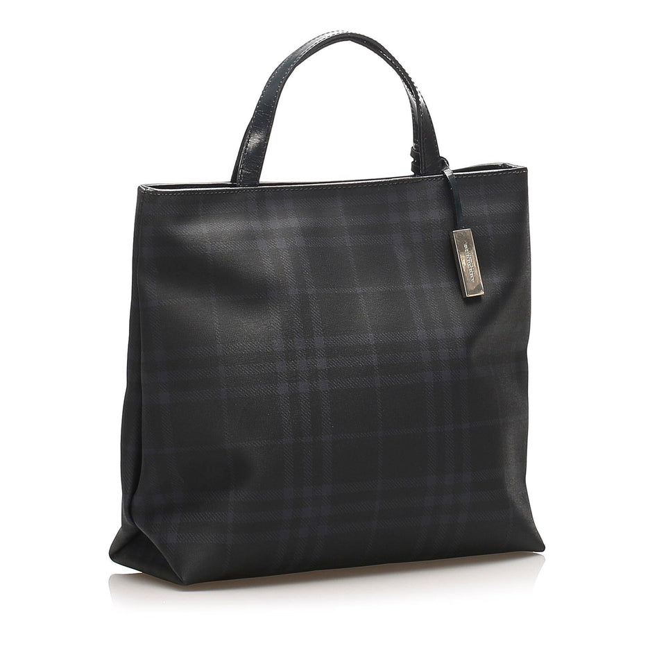 Burberry Smoke Check PVC Handbag (SHG-13568)