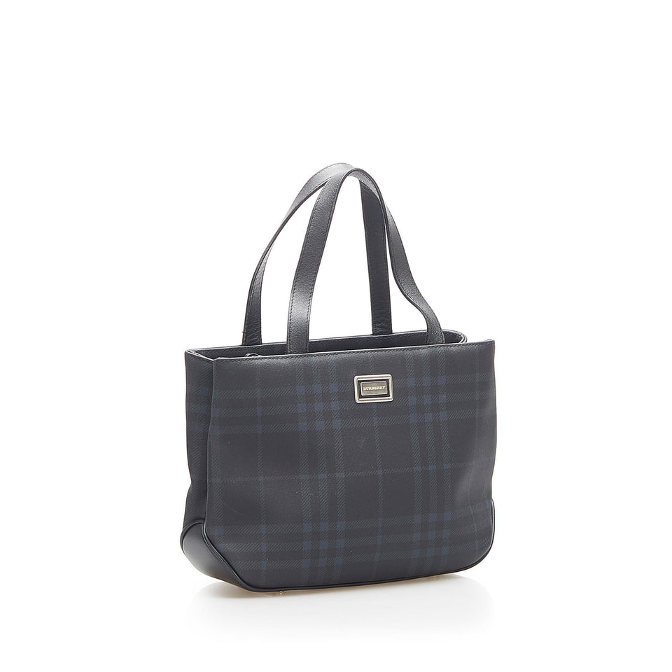 Burberry Smoke Check PVC Handbag (SHG-17947)