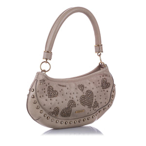 Burberry Studded Leather Shoulder Bag (SHG-12428)