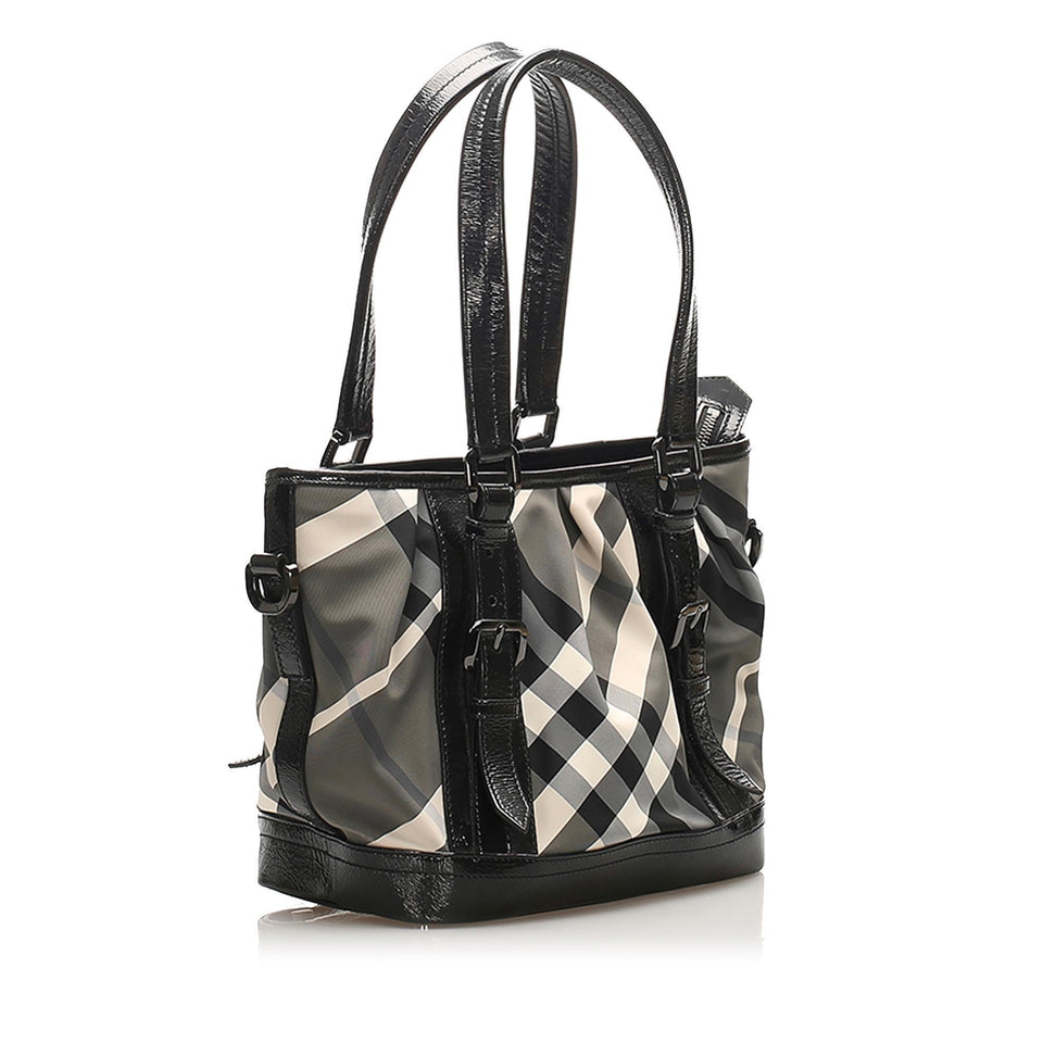 Burberry Supernova Check Canvas Shoulder Bag (SHG-11702)