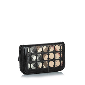 Burberry Supernova Check Leather Clutch Bag (SHG-18374)