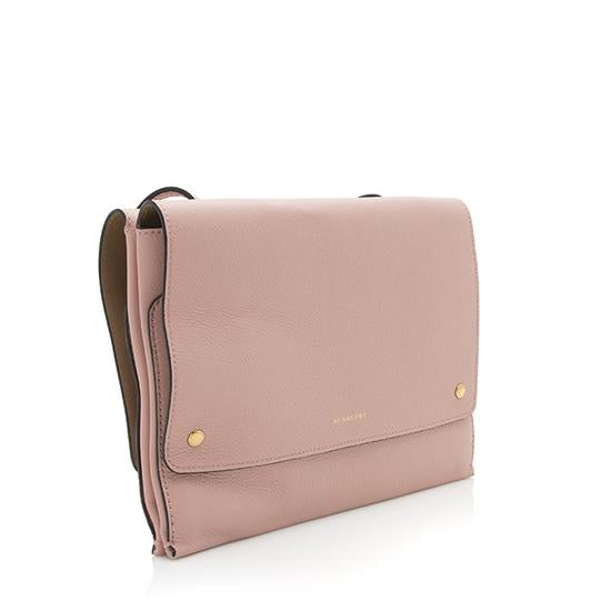 Burberry Textured Leather Shoulder Bag