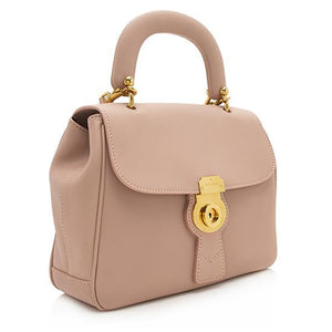 Burberry Trench Leather Medium DK88 Top Handle Bag - FINAL SALE (SHF-10523)