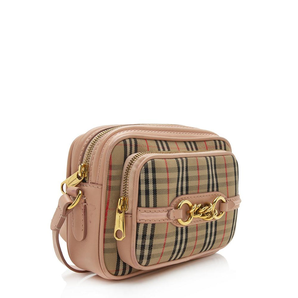 Burberry Vintage Check Link Camera Bag (SHF-12348)