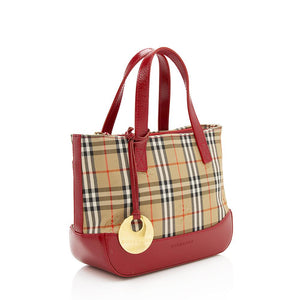 Burberry Vintage Haymarket Check Satchel (SHF-12726)