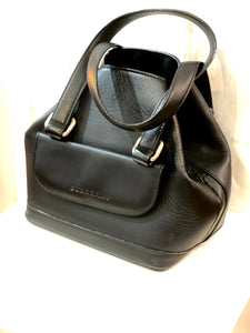 BURBERRY VINTAGE LEATHER SHOULDER BAG