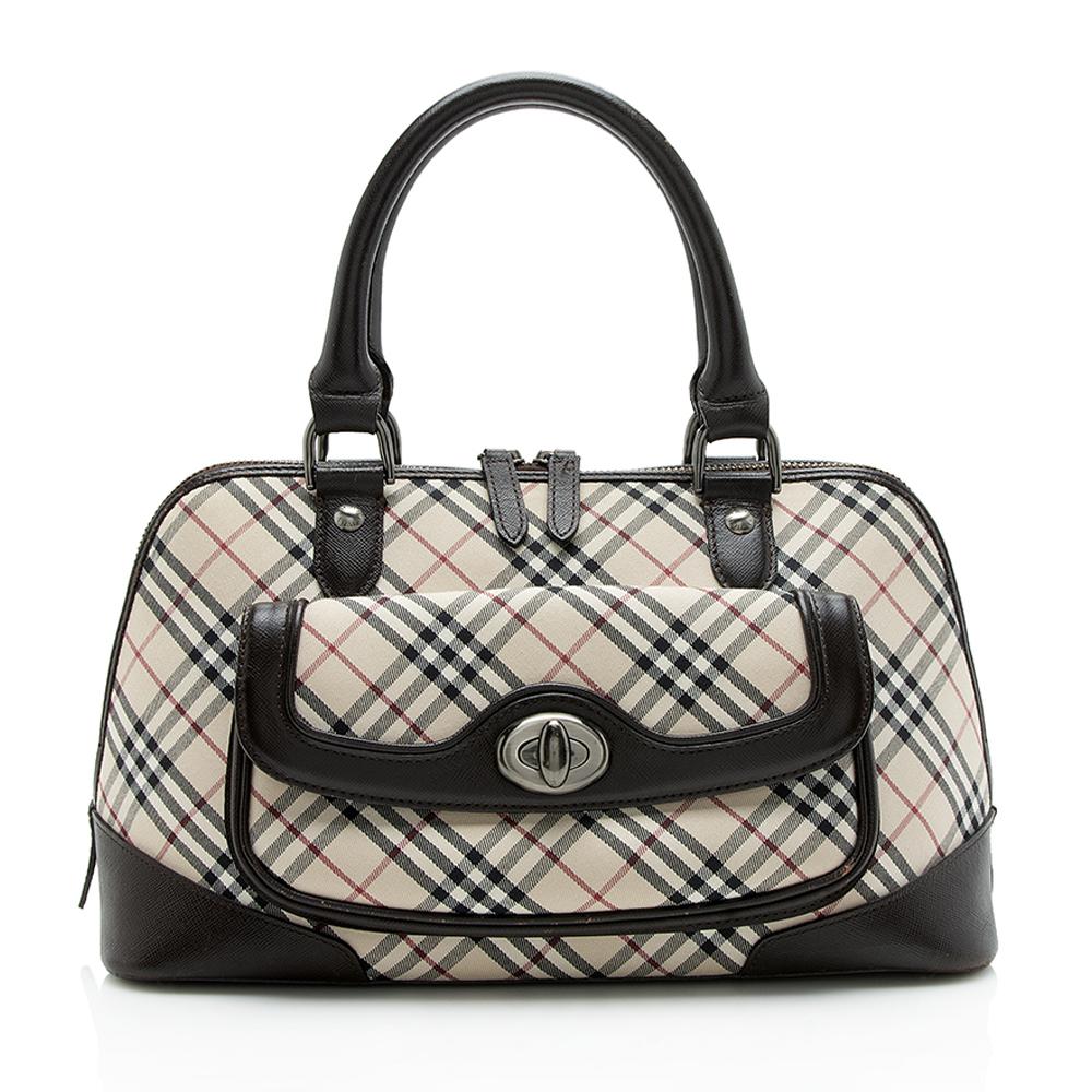 Burberry Vintage Nova Check Pocket Shoulder Bag (SHF-11692)