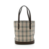 Burberry Vintage Nova Check Shopping Tote (SHF-11691)