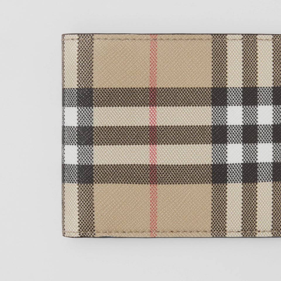 BURBERRY VINTAGE CHECK BIFOLD WALLET