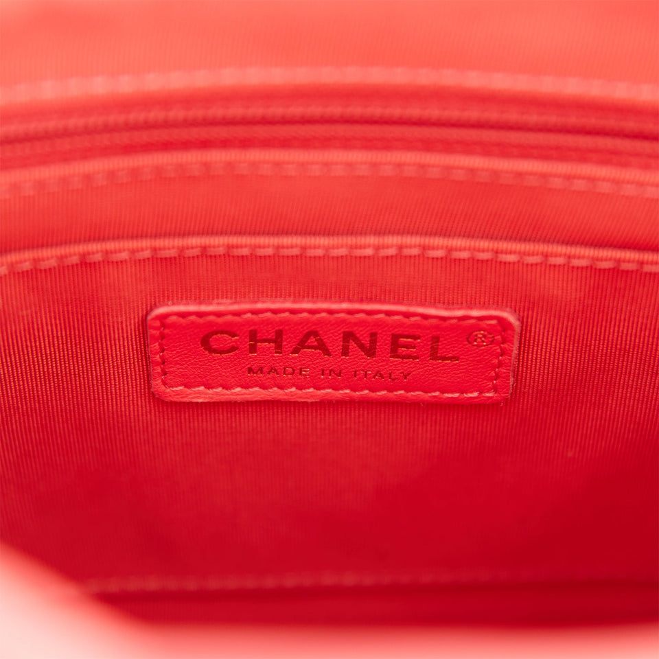 Chanel Mini Urban Spirit Backpack Rose Lambskin Gold Hardware