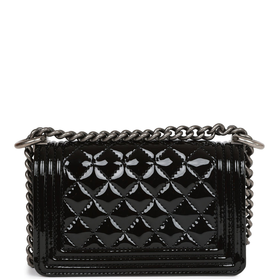 Chanel Success Story Black Lambskin Trunk Set of 4 Mini Bags