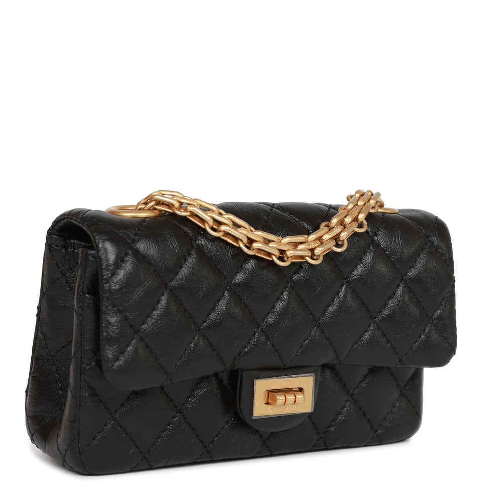 Chanel Success Story Black Lambskin Trunk Set of 4 Mini Bags