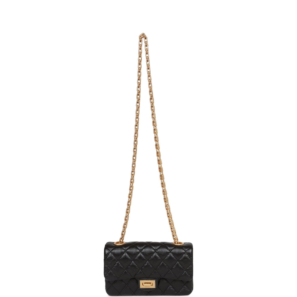 Chanel Success Story Black Lambskin Trunk Set of 4 Mini Bags