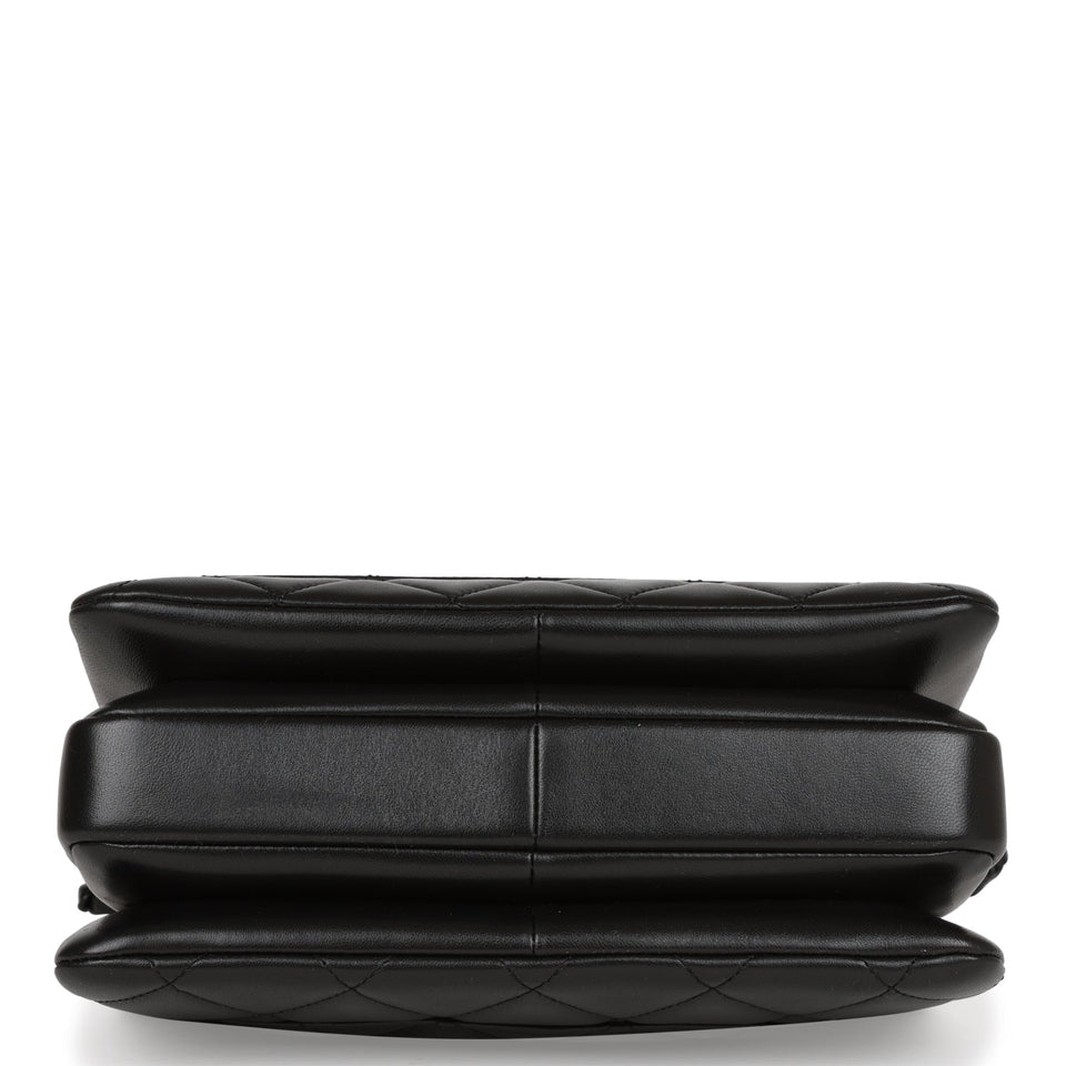 Chanel Large Trendy CC Bag SO Black Lambskin Black Hardware
