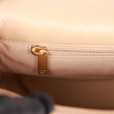 Chanel Medium 19 Flap Bag Beige Calfskin Mixed Hardware