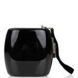 Chanel Minaudière Jewel Clutch Black Resin Silver Hardware