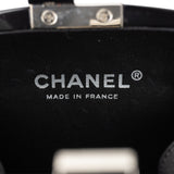 Chanel Minaudière Jewel Clutch Black Resin Silver Hardware