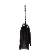 Chanel Fantasy Pearls Large Evening Flap Bag Black Lambskin Light Gold Hardware