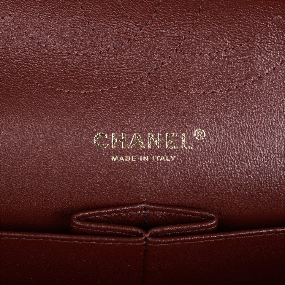 Chanel Jumbo Classic Double Flap Bag Black Caviar Gold Hardware