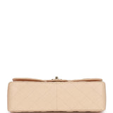 Chanel Jumbo Classic Double Flap Bag Beige Caviar Gold Hardware