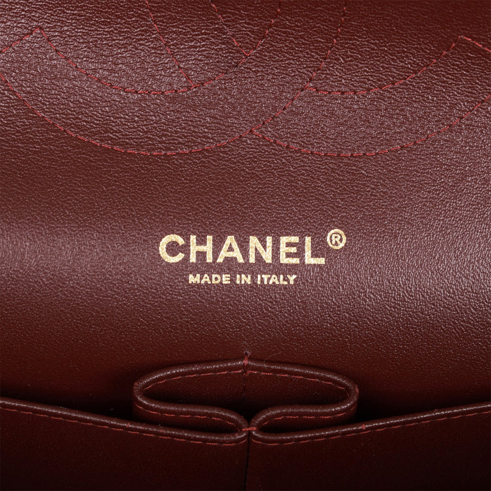 Chanel Jumbo Classic Double Flap Bag Black Caviar Gold Hardware