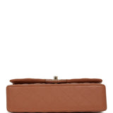 Chanel Medium Classic Double Flap Bag Caramel Lambskin Light Gold Hardware