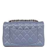 Chanel Mini Rectangular Flap Bag Light Purple Iridescent Quilted Lambskin Light Gold Hardware