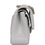 Chanel bag Small Classic Double Flap Grey Caviar Light Gold Hardware