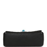 Chanel Mini Rectangular Flap Bag Black Lambskin Light Gold Hardware