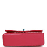 Chanel bag Small Classic Double Flap Fuchsia Caviar Light Gold Hardware