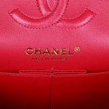 Chanel bag Small Classic Double Flap Fuchsia Caviar Light Gold Hardware
