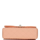 Chanel bag Small Classic Double Flap Peach Lambskin Light Gold Hardware