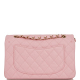 Chanel Small Classic Double Flap Pink Caviar Light Gold Hardware
