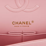 Chanel Small Classic Double Flap Pink Caviar Light Gold Hardware