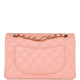 Chanel bag Small Classic Double Flap Pink Lambskin Light Gold Hardware