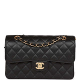 Chanel bag Small Classic Double Flap Black Caviar Gold Hardware