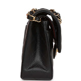 Chanel bag Small Classic Double Flap Black Caviar Gold Hardware