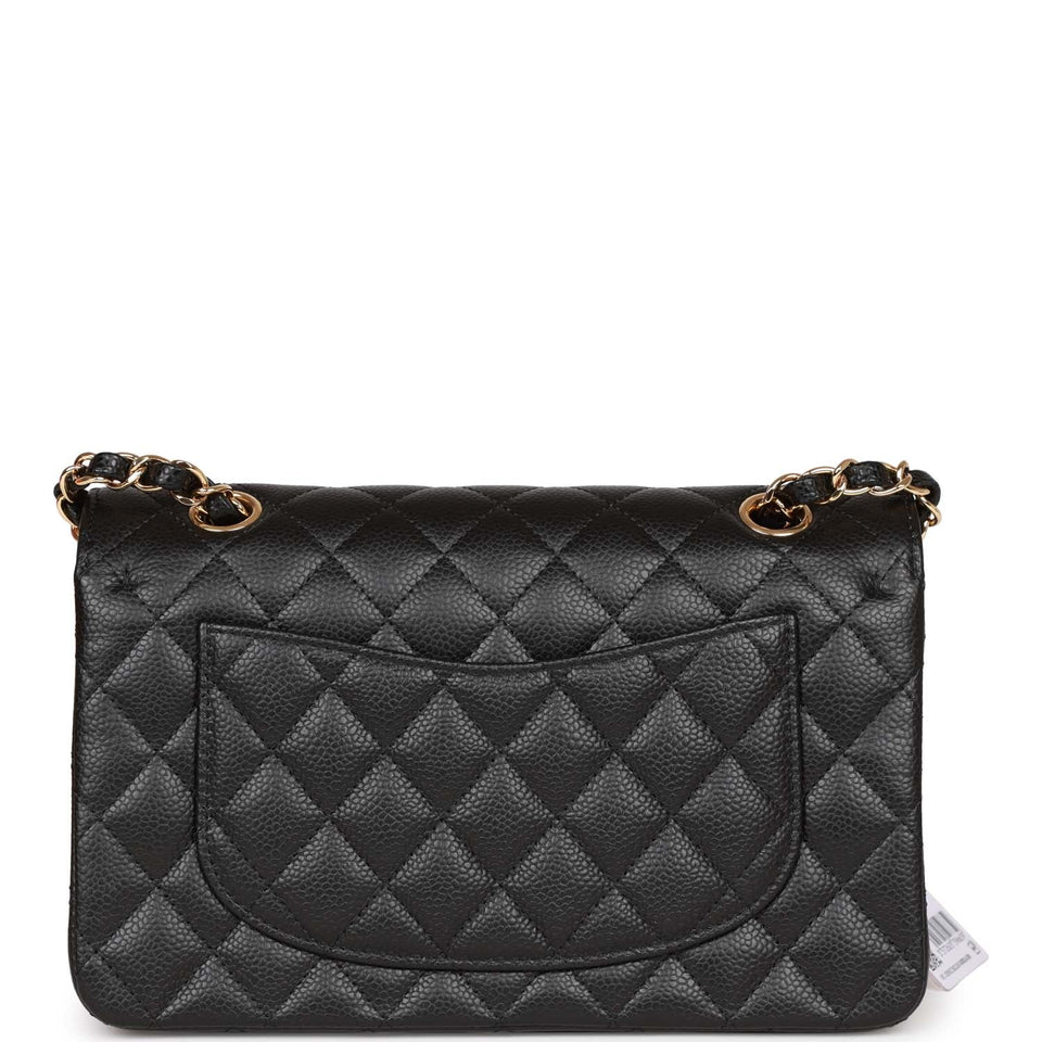 Chanel bag Small Classic Double Flap Black Caviar Gold Hardware