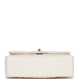 Chanel bag Small Classic Double Flap Bag White Caviar Light Gold Hardware
