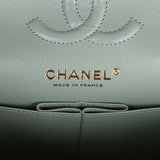 Chanel bag Small Classic Double Flap Bag Light Blue Caviar Light Gold Hardware