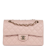 Chanel bag Small Classic Double Flap Bag Light Pink Caviar Gold Hardware