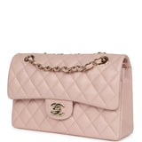 Chanel bag Small Classic Double Flap Bag Light Pink Caviar Gold Hardware