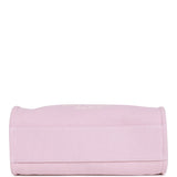 Chanel Small Deauville Shopping Bag Pink Boucle Light Gold Hardware
