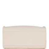 Chanel Small Deauville Shopping Bag White Boucle Light Gold Hardware