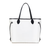White Louis Vuitton Epi Bicolor Neverfull MM Tote Bag