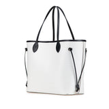 White Louis Vuitton Epi Bicolor Neverfull MM Tote Bag